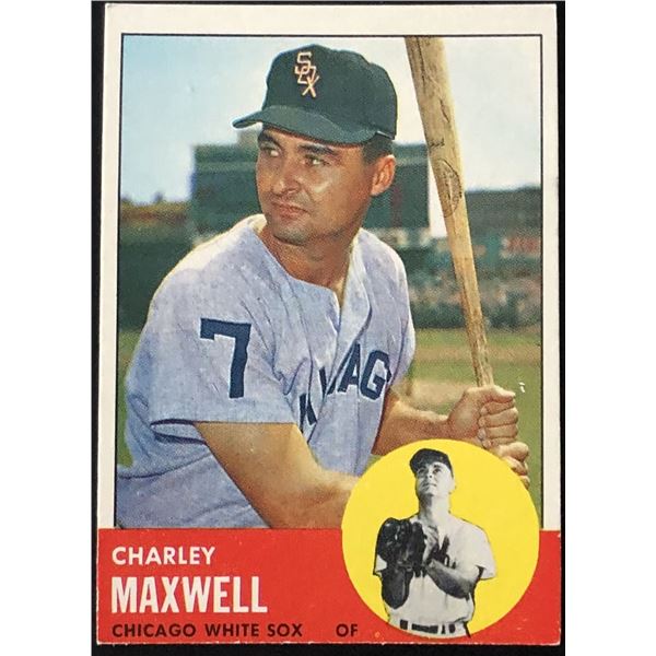 1963 TOPPS CHARLEY MAXWELL