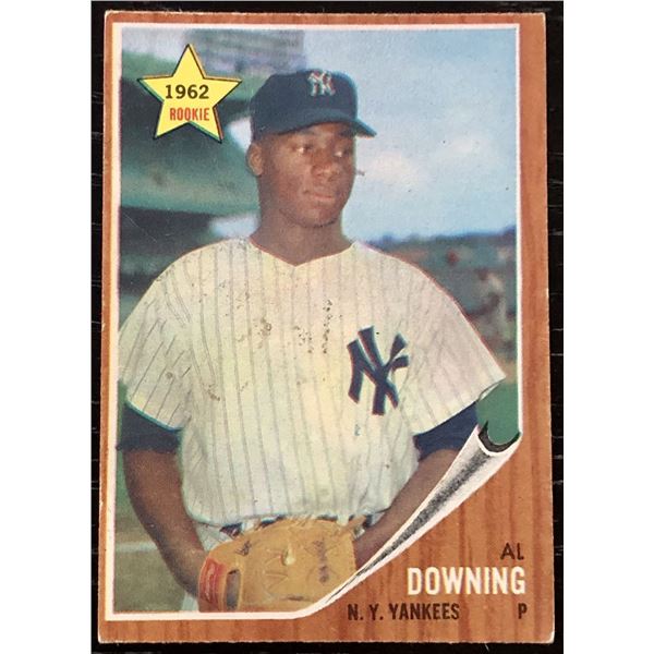 1962 TOPPS AL DOWNING ROOKIE CARD