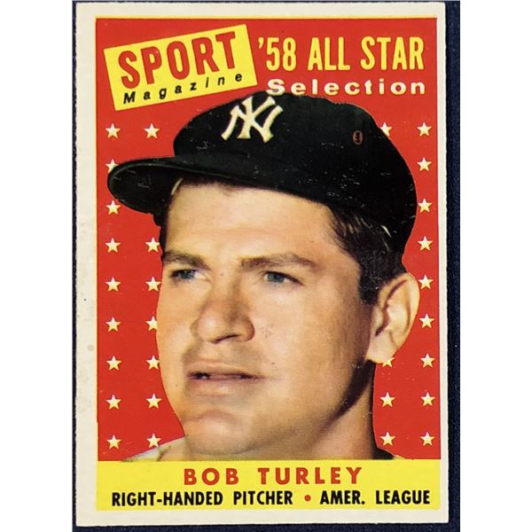 1958 TOPPS BOB TURLEY