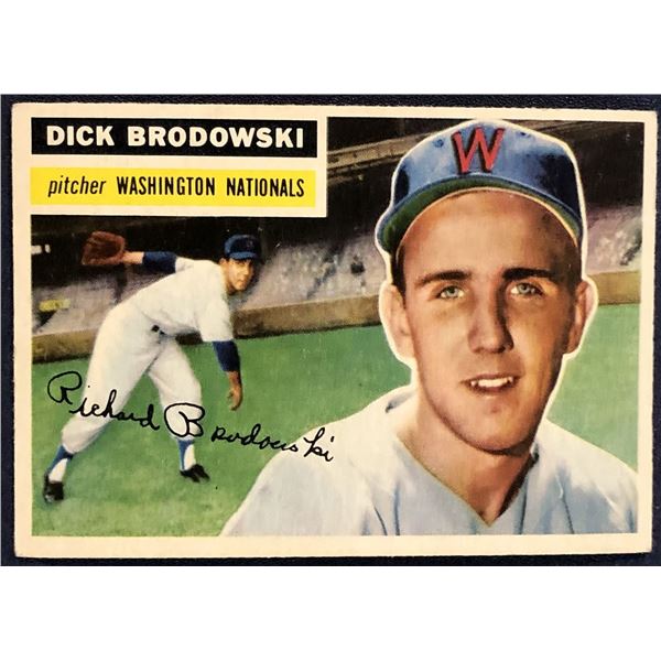 1956 TOPPS GRAYBACK DICK BRODOWSKI