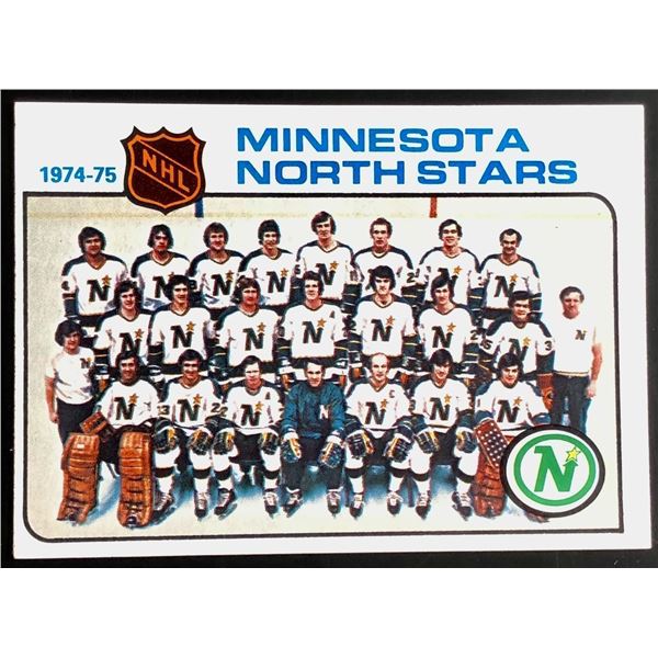 1975-76 TOPPS MINNESOTA NORTH STARS