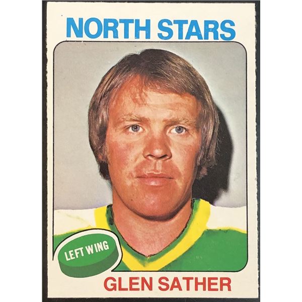1975-76 O-PEE-CHEE GLEN SATHER (HOF)