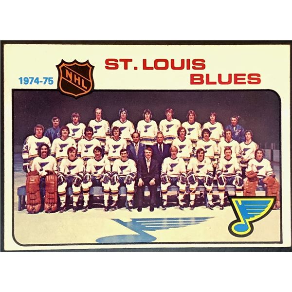 1975-76 NHL TOPPS ST. LOUIS BLUES
