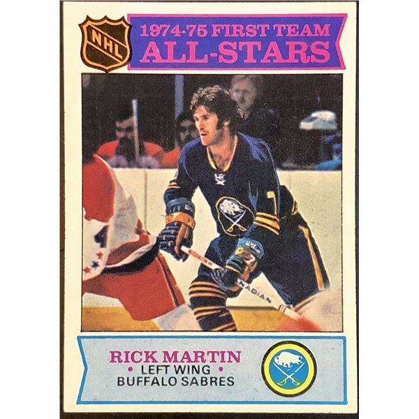 1975-76 NHL TOPPS RICK MARTIN (HOF)