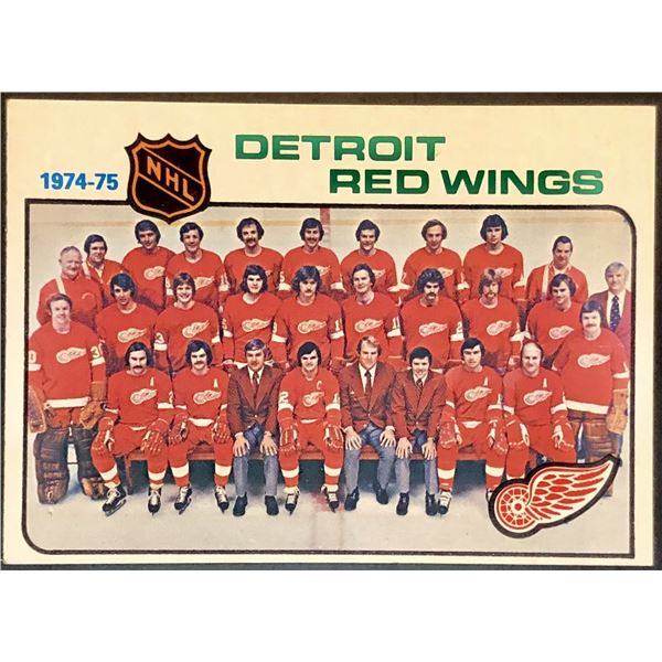 1975-76 NHL TOPPS DETROIT RED WINGS