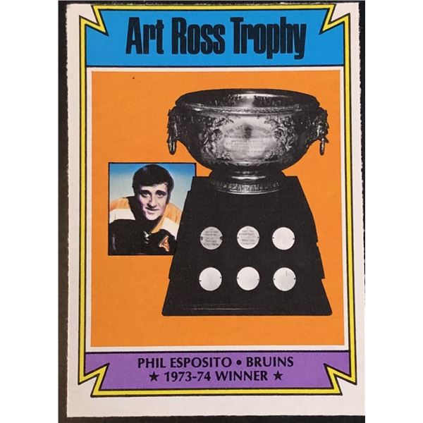 1974-75 O-PEE-CHEE PHIL ESPOSITO (HOF)