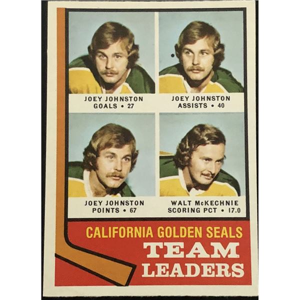 1974-75 O-PEE-CHEE CALIFORNIA GOLDEN SEALS