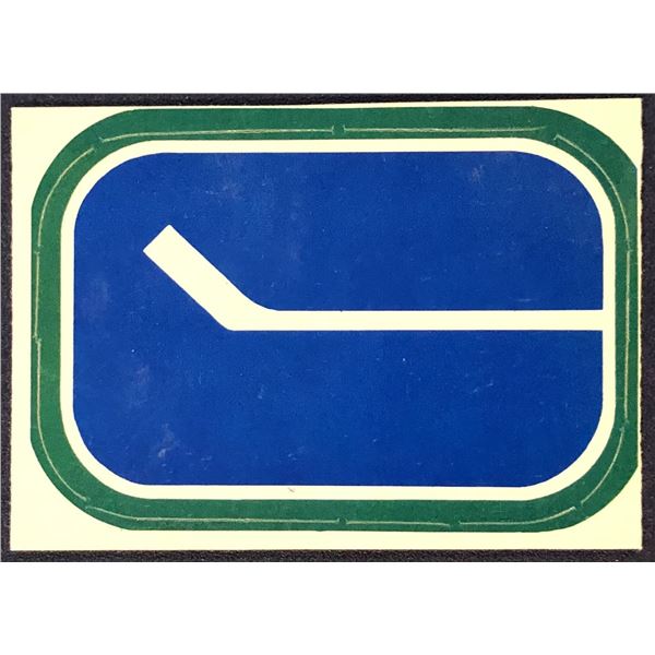 1973-74 O-PEE-CHEE VANCOUVER CANUCKS INSERT LOGO STICKER