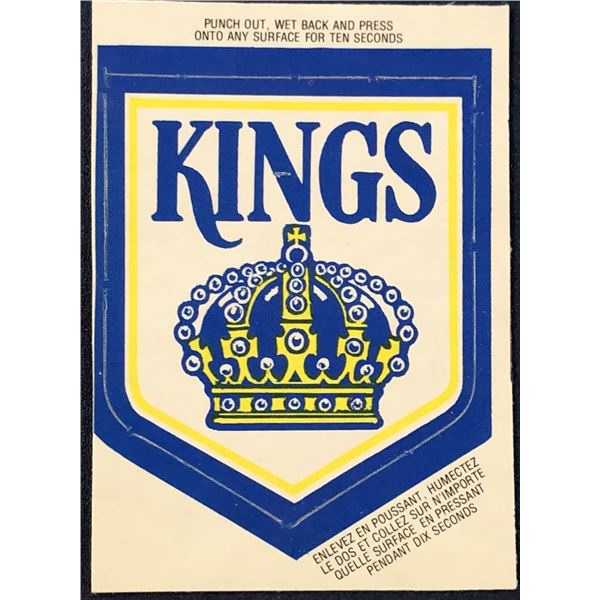 1973-74 O-PEE-CHEE LOS ANGELES KINGS INSERT LOGO STICKER