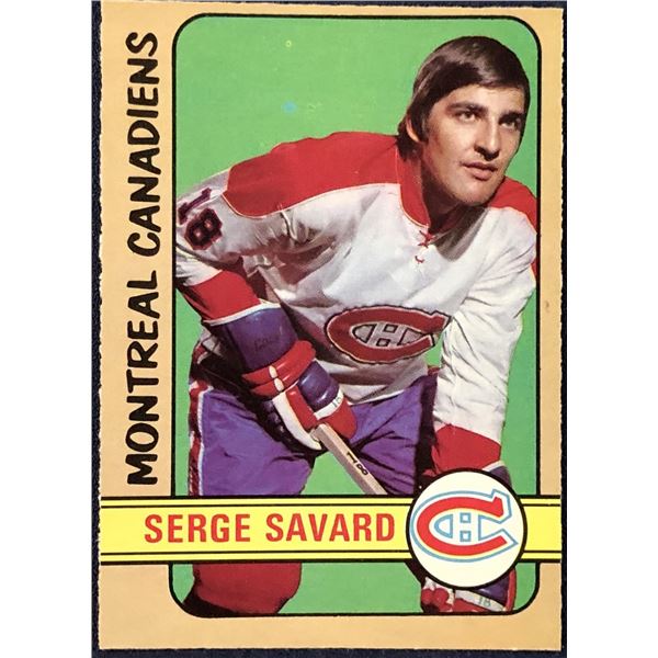 1972-73 O-PEE-CHEE SERGE SAVARD (HOF)