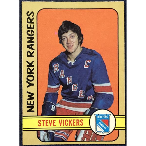 1972-73 O-PEE-CHEE NHL STEVE VICKERS ROOKIE CARD