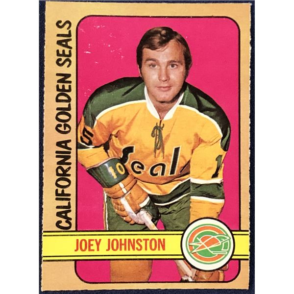 1972-73 O-PEE-CHEE NHL JOEY JOHNSTON ROOKIE CARD