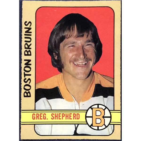 1972-73 O-PEE-CHEE NHL GREGG SHEPERD ROOKIE CARD