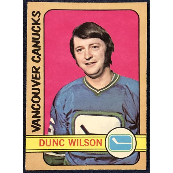 1972-73 O-PEE-CHEE NHL DUNC WILSON