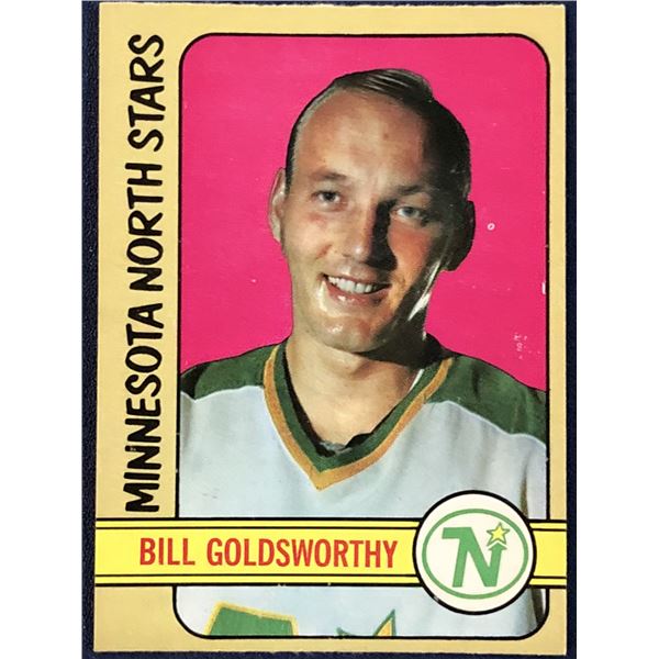 1972-73 O-PEE-CHEE NHL BILL GOLDSWORTHY
