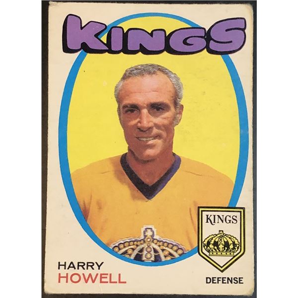 1971-72 O-PEE-CHEE HARRY HOWELL (HOF)