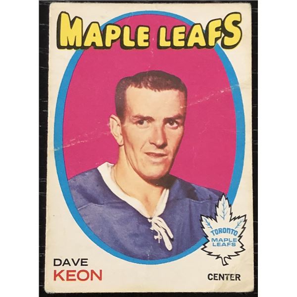 1971-72 O-PEE-CHEE DAVE KEON (HOF)