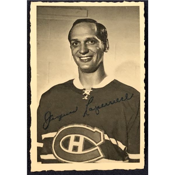 1970-71 O-PEE-CHEE NHL DECKLE EDGE JACQUES LAPIERRIERE (HOF)