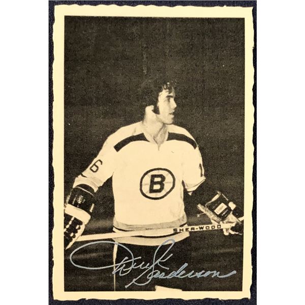 1970-71 O-PEE-CHEE NHL DECKLE EDGE DEREK SANDERSON