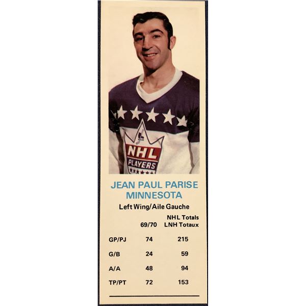 1970-71 DAD'S COOKIES JEAN PAUL PARISE