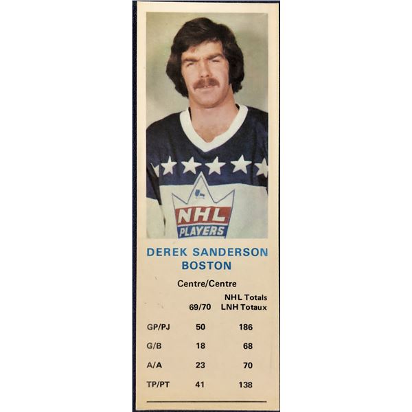 1970-71 DAD'S COOKIES DEREK SANDERSON