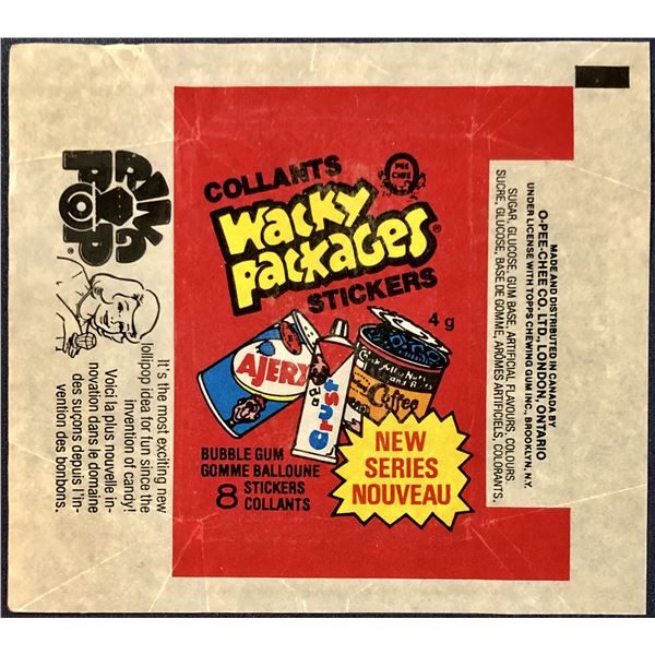 1979 O-PEE-CHEE WACKY PACKAGES WRAPPER
