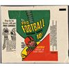 Image 1 : 1970 TOPPS NFL FOOTBALL WRAPPER