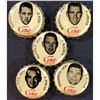 Image 1 : 1965 COCA-COLA CFL SASKATCHEWAN BOTTLE CAPS (5)