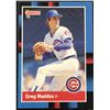 Image 1 : 1988 DONRUSS GREG MADDUX (HOF) ROOKIE CARD