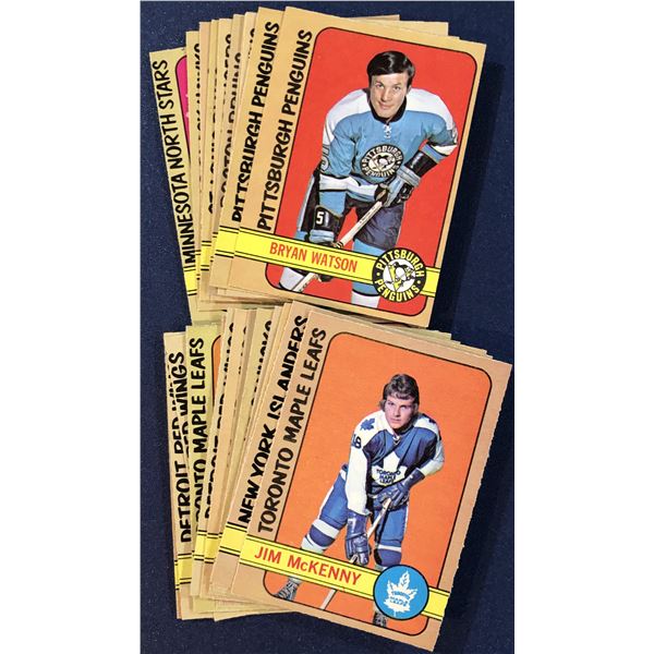 1972-73 O-PEE-CHEE NHL HOCKEY COLLECTION - 25 CARDS