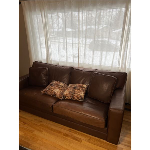 WholeHome Leather Sofa