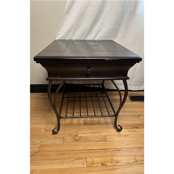 Metal Based End Table