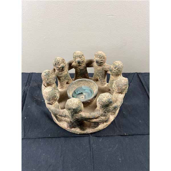 Vintage "Circle of Friends" Candle Holder