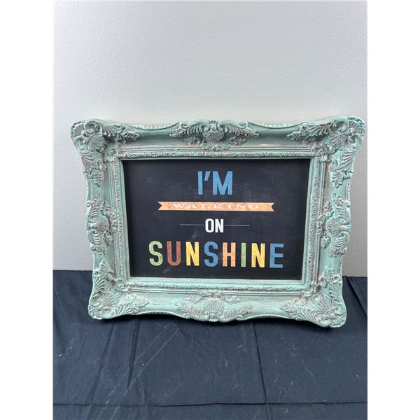 Elaborately Framed Artwork