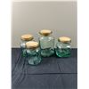 Image 1 : Corked Blown Glass Jars