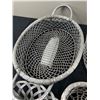 Image 4 : Chain Link Wicker Baskets
