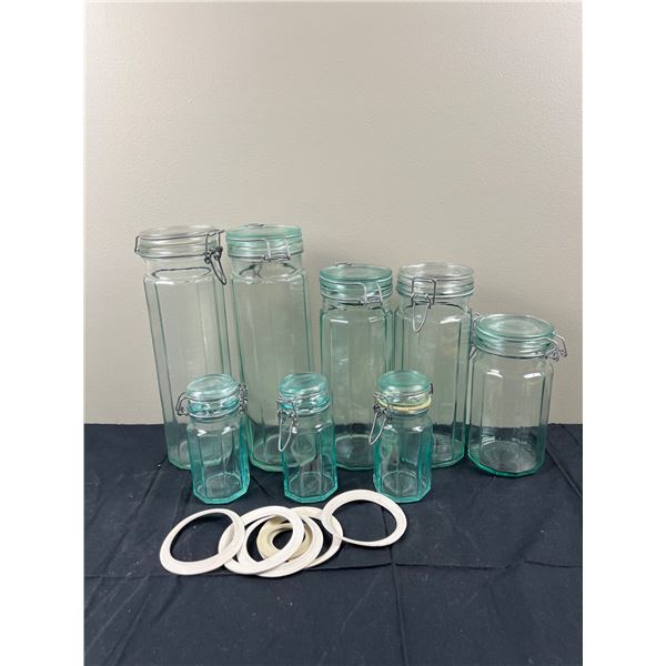 Tinted Hermetic Sealing Jars