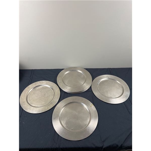 Wrought Metal Charger Plates