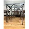Image 5 : Metal Framed Glass Dining Table & Chairs