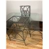 Image 7 : Metal Framed Glass Dining Table & Chairs