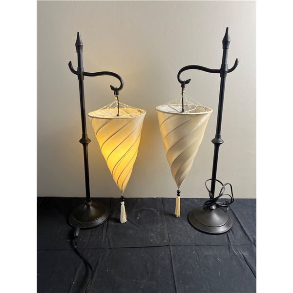 Spiral Hanging Table Lamps