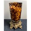 Image 1 : Ornate Art Glass Candleholder
