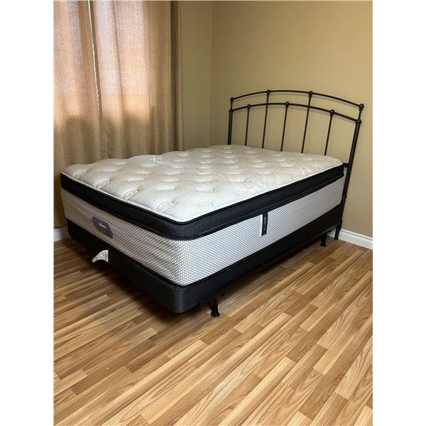 Queen Bed Frame & Beautyrest Mattress