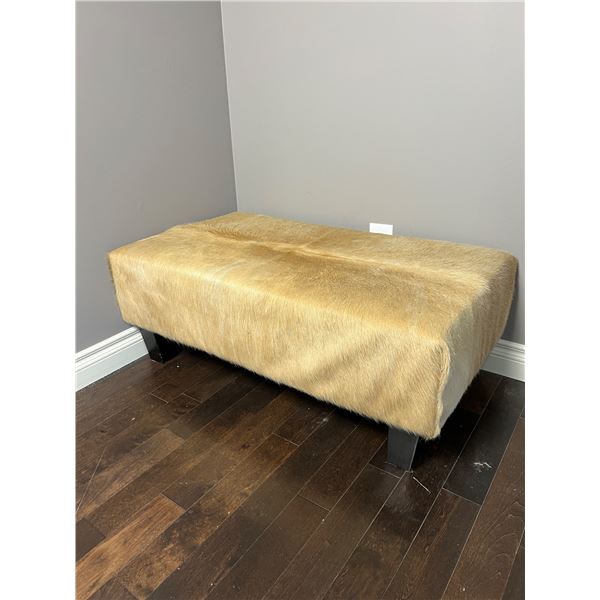 Faux Fur Bench