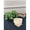 Image 1 : Ornate Ceramic Planters & Plant