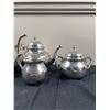 Image 2 : Handcrafted Pewter Tea Set