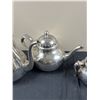 Image 3 : Handcrafted Pewter Tea Set