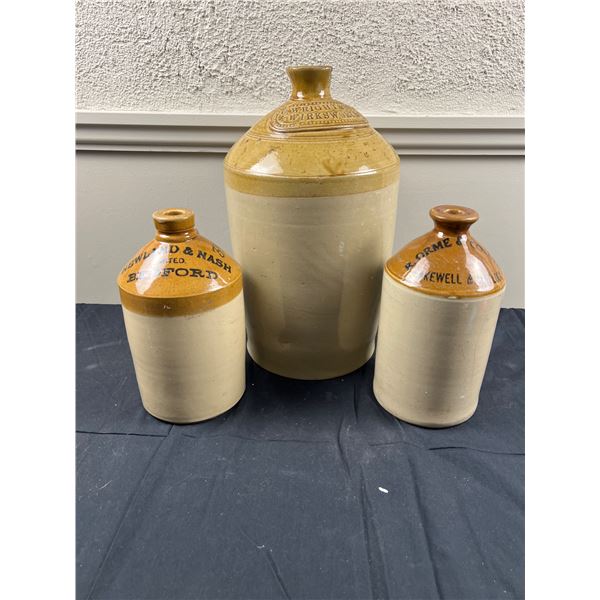 Vintage Stoneware Flagons