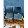 Image 3 : Blue Patio Chairs & Glass Table