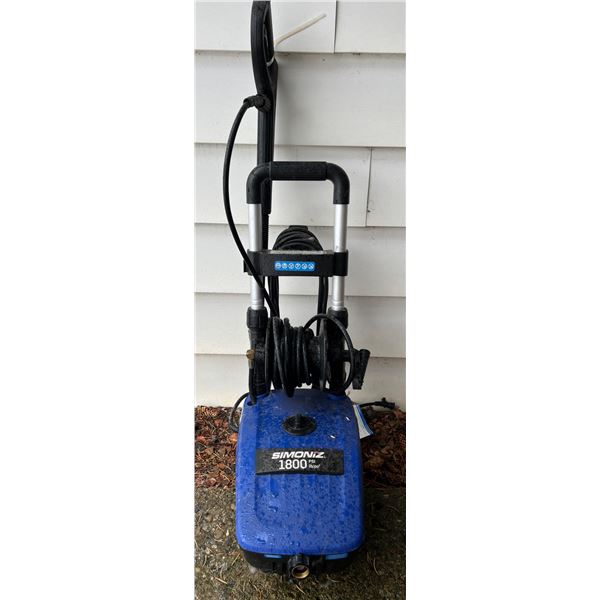 Simoniz 1800 PSI Pressure Washer